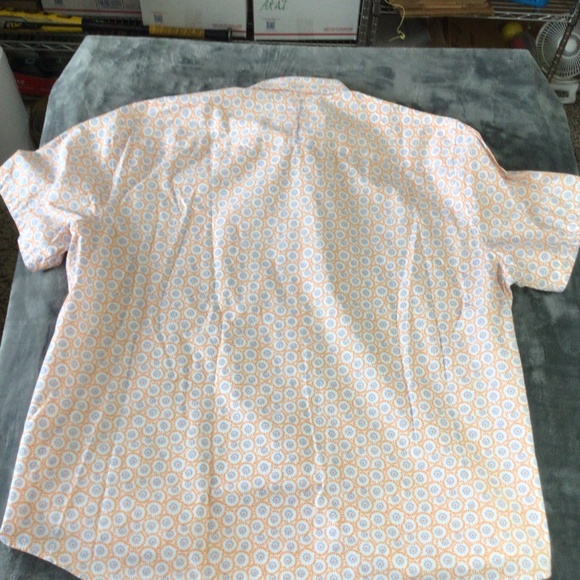 Johnston & Murphy Shirt Adult XXL Geometric Performance Button Up Preppy Mens - Picture 12 of 12